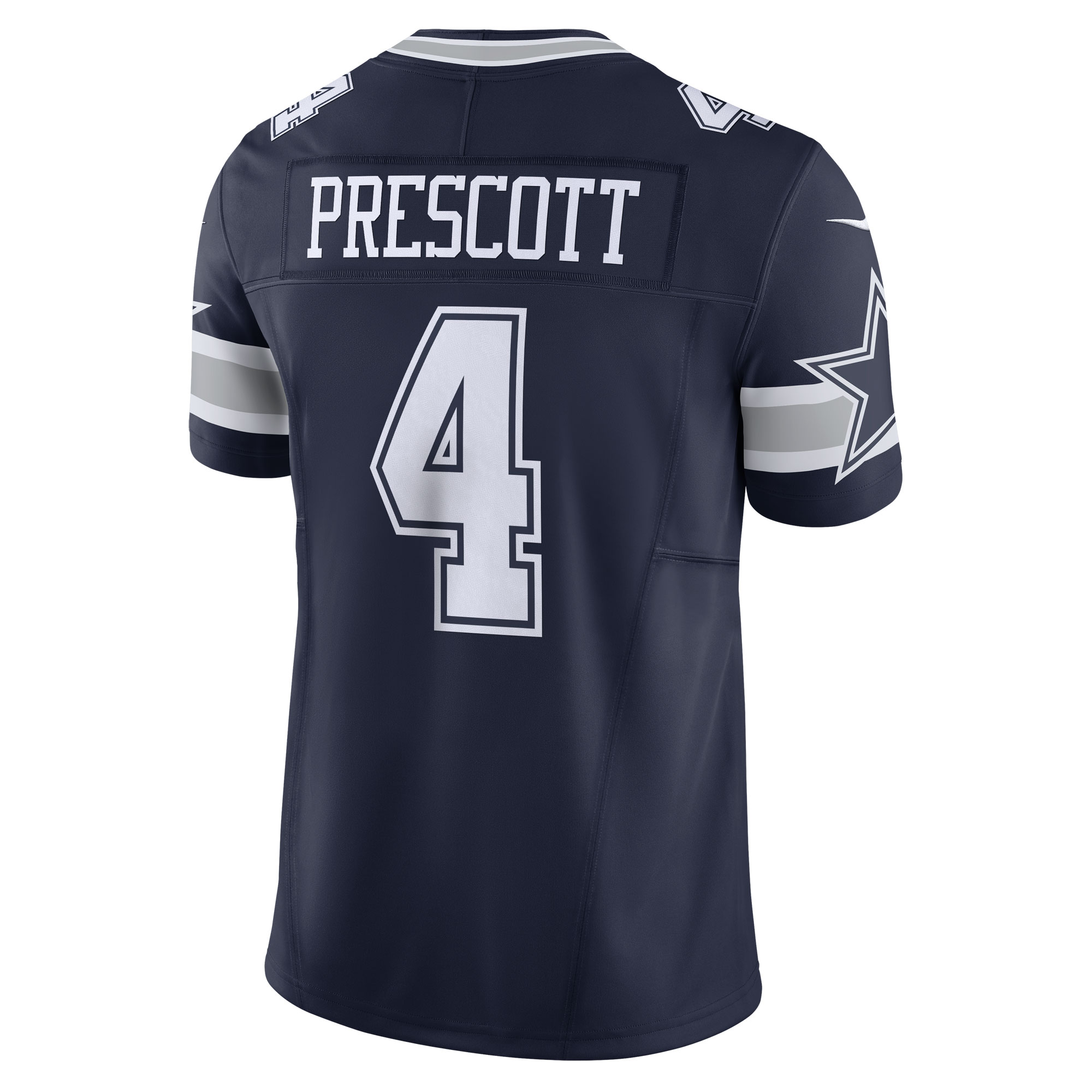 Men's Dallas Cowboys Dak Prescott Navy Vapor F.U.S.E. Limited Jersey