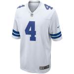 Men's Dallas Cowboys Dak Prescott White Game Team Jersey