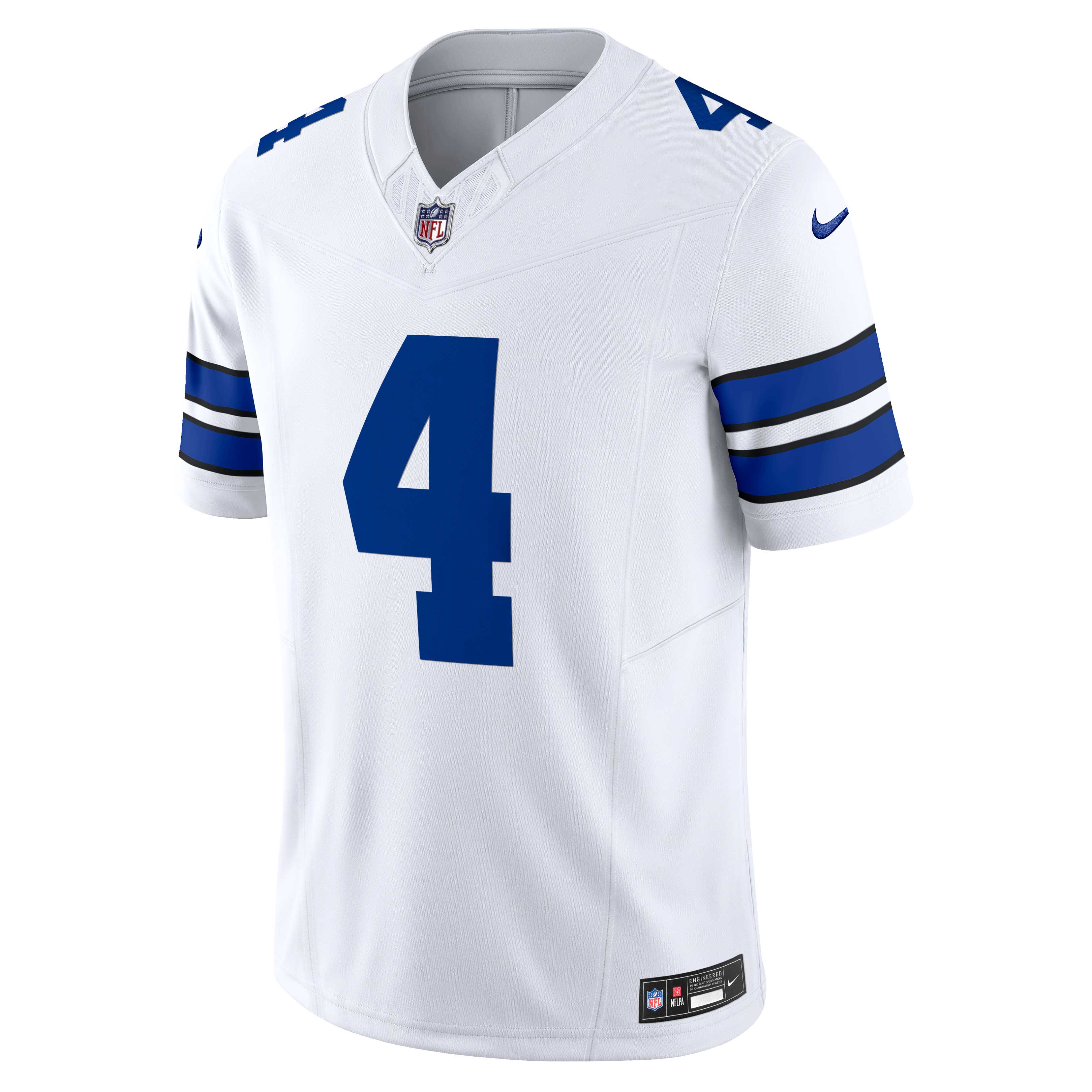 Men's Dallas Cowboys Dak Prescott White Vapor F.U.S.E. Limited Jersey