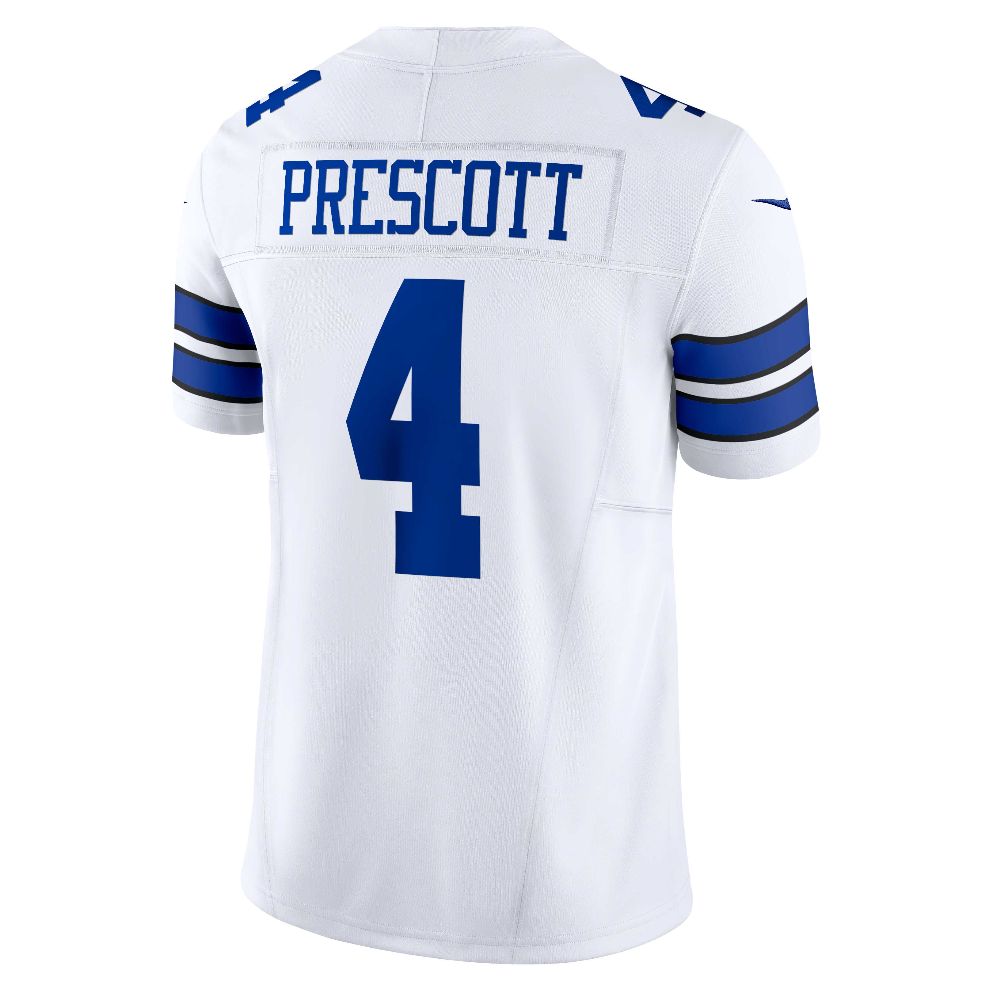 Men's Dallas Cowboys Dak Prescott White Vapor F.U.S.E. Limited Jersey