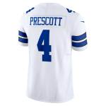 Men's Dallas Cowboys Dak Prescott White Vapor F.U.S.E. Limited Jersey