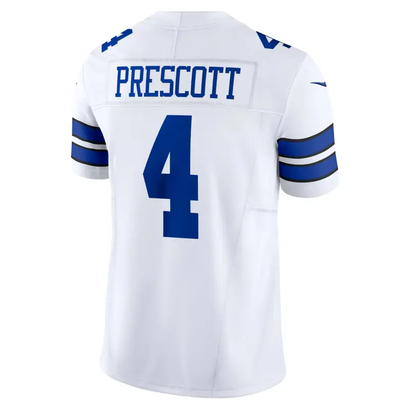Men's Dallas Cowboys Dak Prescott White Vapor F.U.S.E. Limited Jersey
