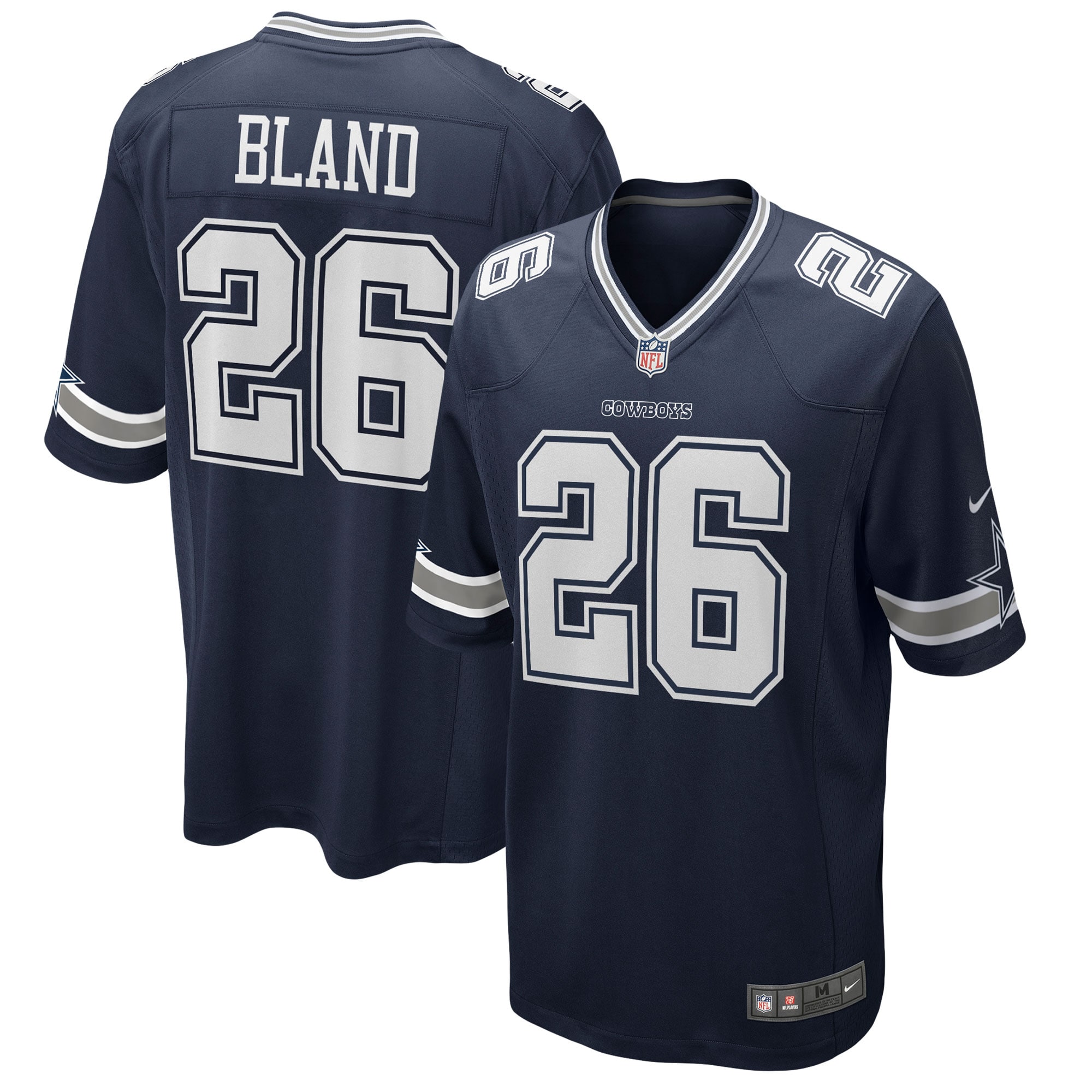 Men's Dallas Cowboys DaRon Bland Navy Game Jersey