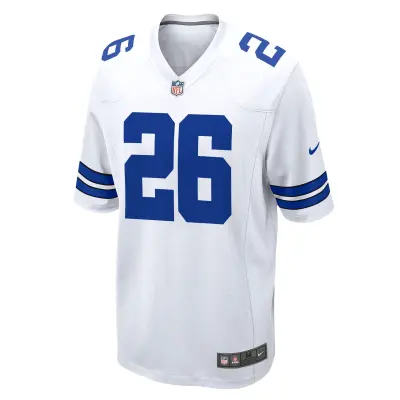 Men's Dallas Cowboys DaRon Bland White Game Jersey 02