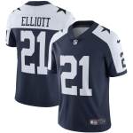 Men's Dallas Cowboys Ezekiel Elliott Navy Alternate Vapor Limited Jersey
