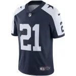 Men's Dallas Cowboys Ezekiel Elliott Navy Alternate Vapor Limited Jersey