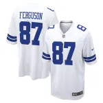 Men's Dallas Cowboys Jake Ferguson White Game Jersey