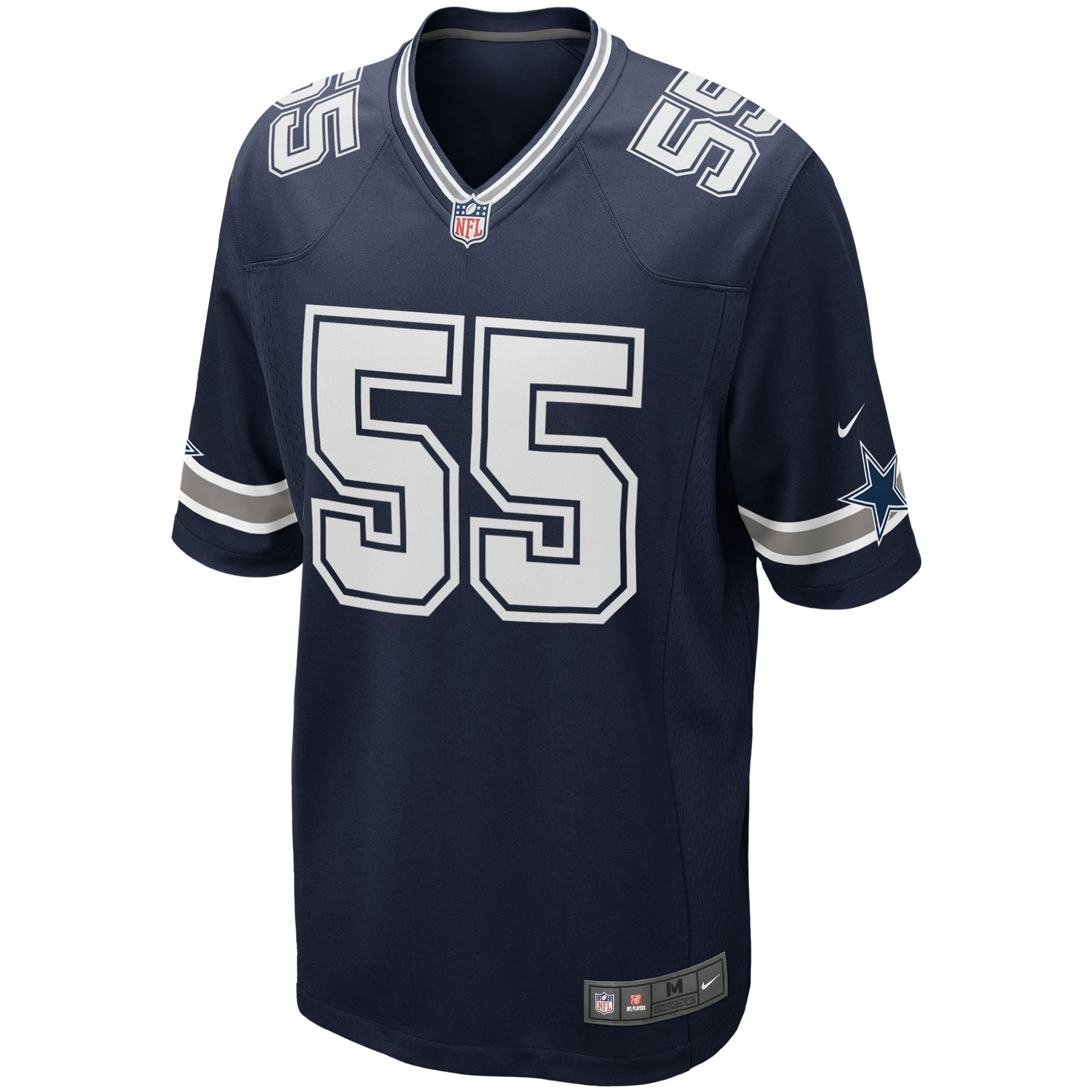 Men's Dallas Cowboys Leighton Vander Esch Navy Team Game Jersey