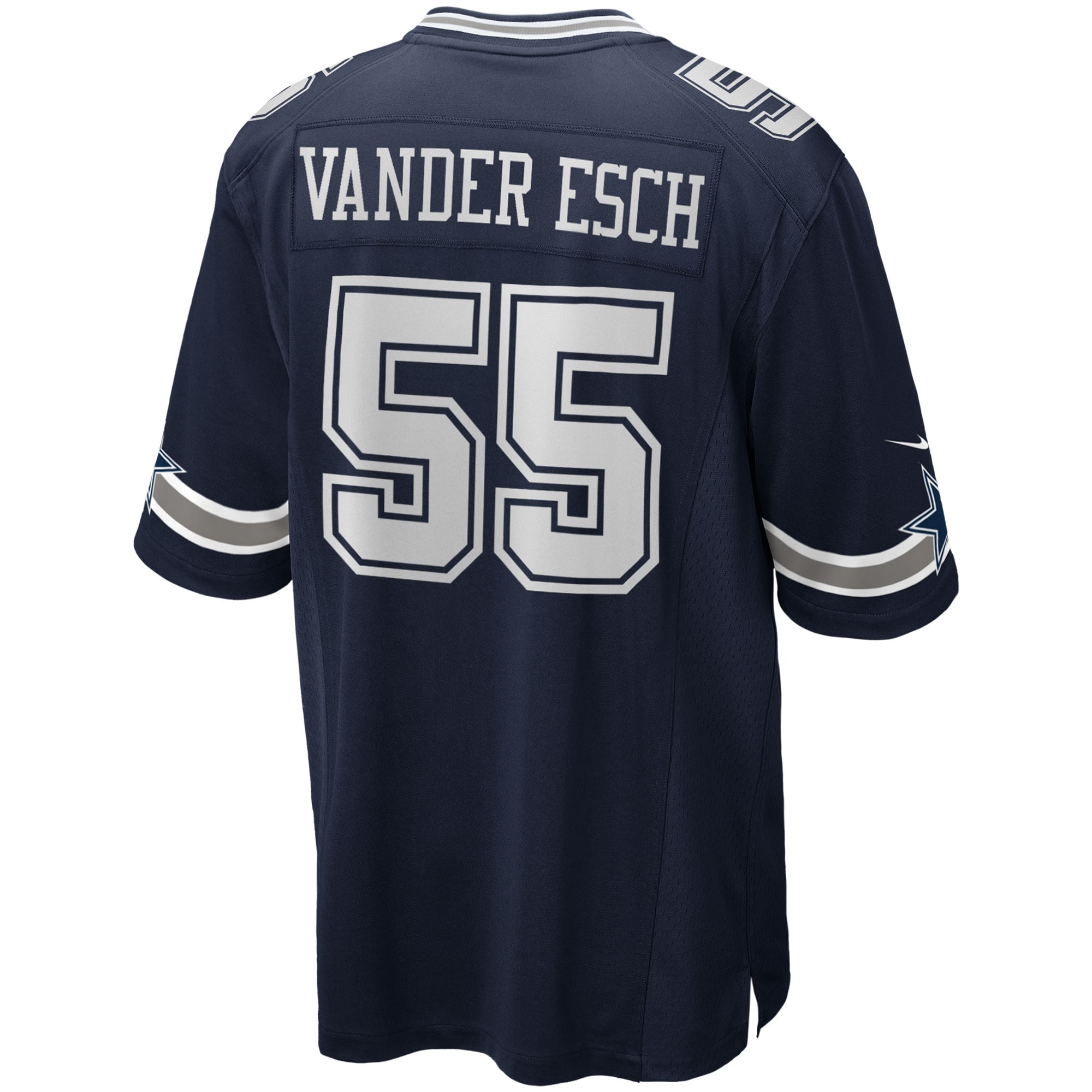 Men's Dallas Cowboys Leighton Vander Esch Navy Team Game Jersey
