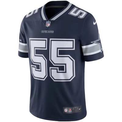 Men's Dallas Cowboys Leighton Vander Esch Navy Vapor Limited Jersey 02