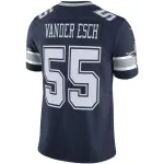 Men's Dallas Cowboys Leighton Vander Esch Navy Vapor Limited Player Jersey