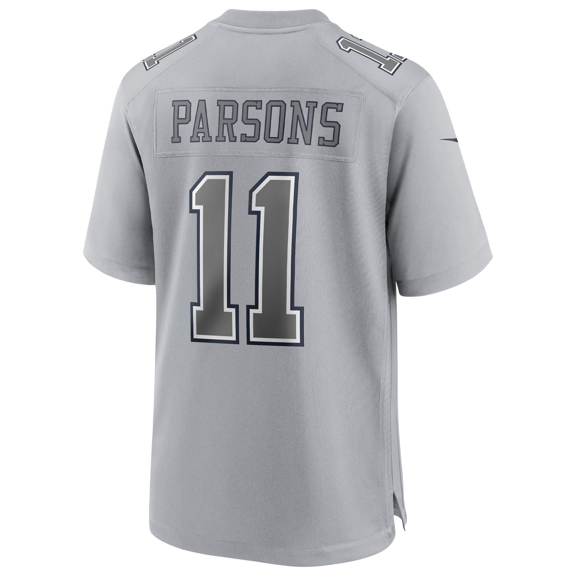 Men's Dallas Cowboys Micah Parsons Gray Atmosphere Fashion Game Jersey