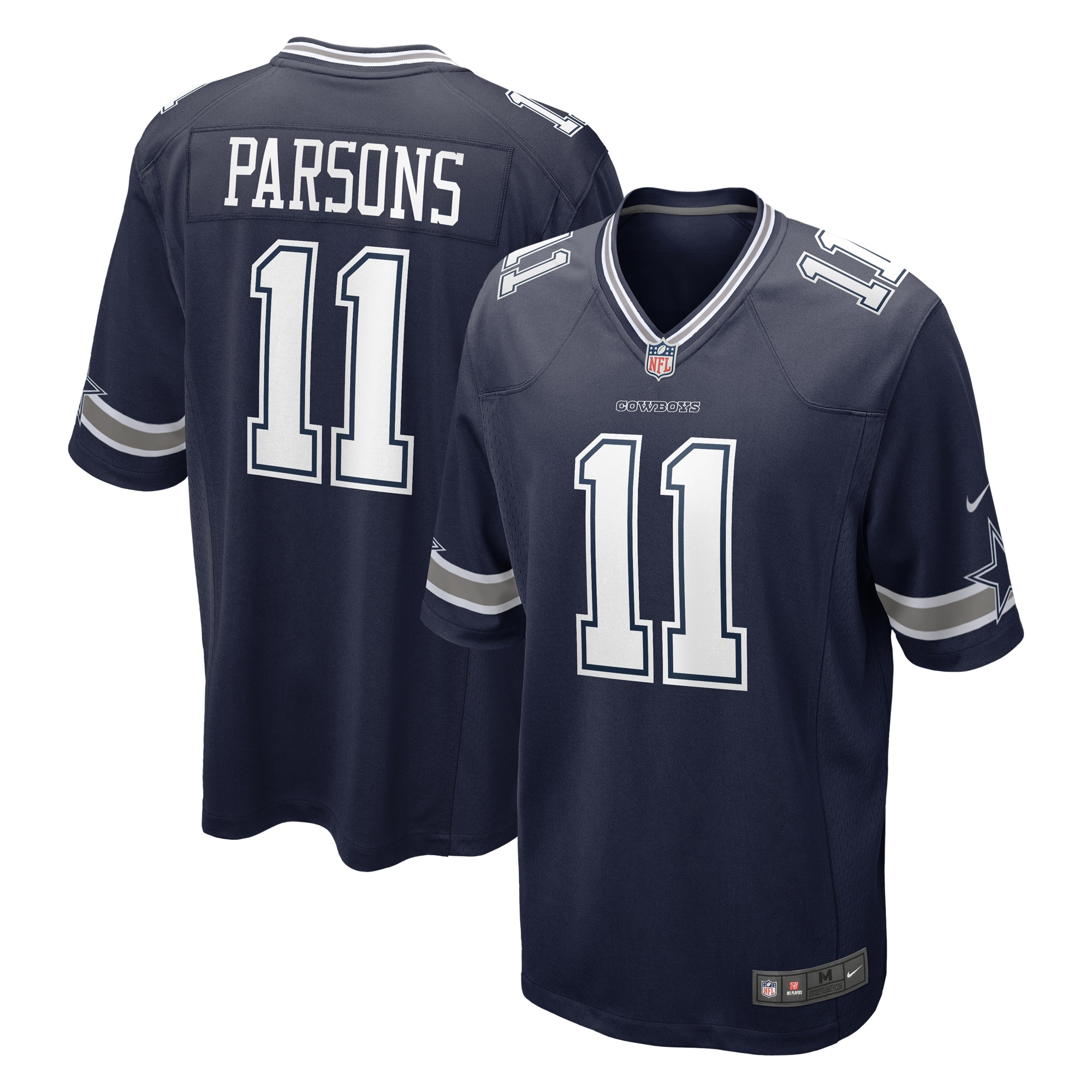 Men's Dallas Cowboys Micah Parsons Navy Game Jersey