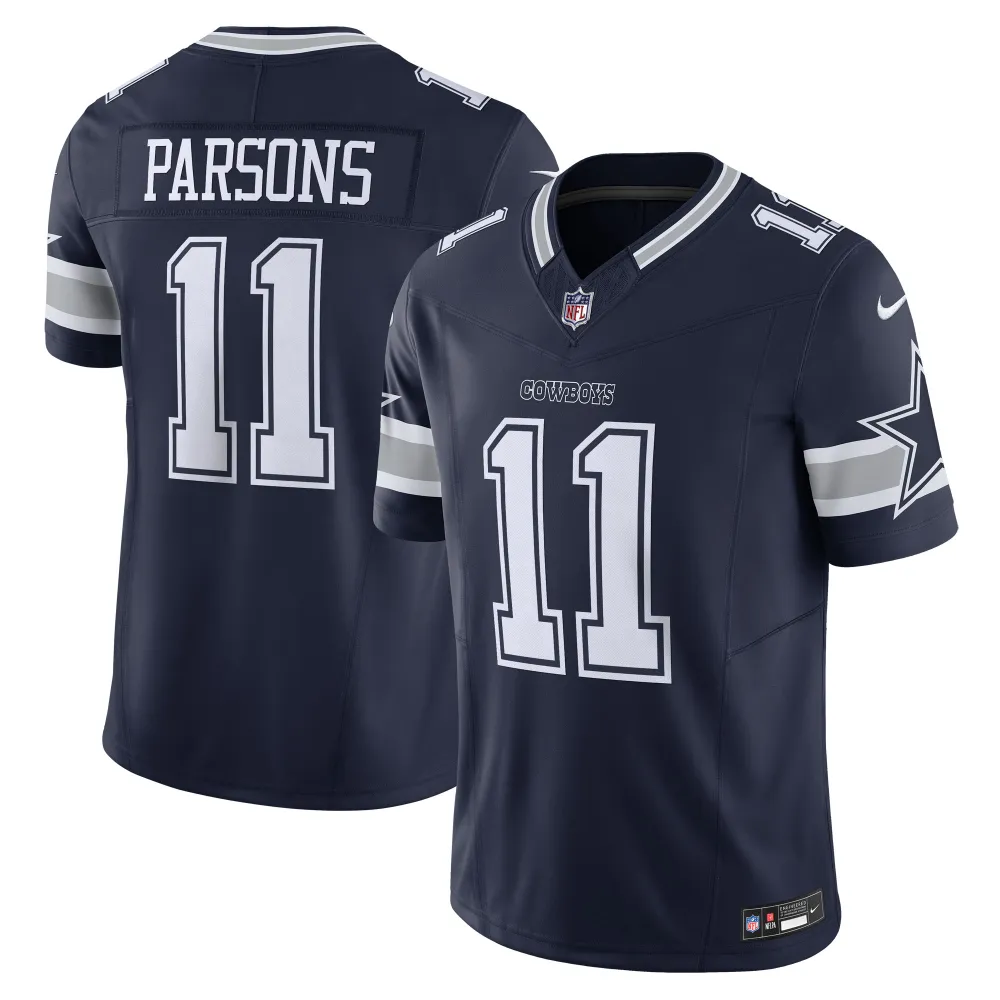 Men's Dallas Cowboys Micah Parsons Navy Vapor F.U.S.E. Limited Jersey