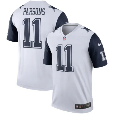 Men's Dallas Cowboys Micah Parsons White Alternate Legend Jersey 01