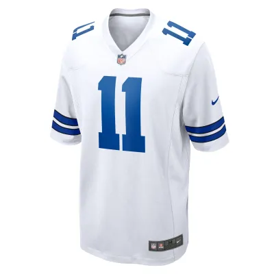 Men's Dallas Cowboys Micah Parsons White Game Player Jersey 02