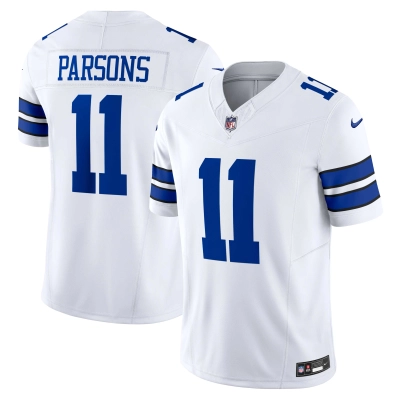 Men's Dallas Cowboys Micah Parsons White Vapor F.U.S.E. Limited Jersey 01