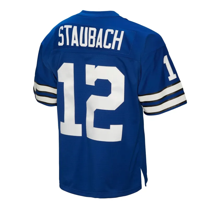 Men's Dallas Cowboys Roger Staubach Royal Legacy Replica Jersey