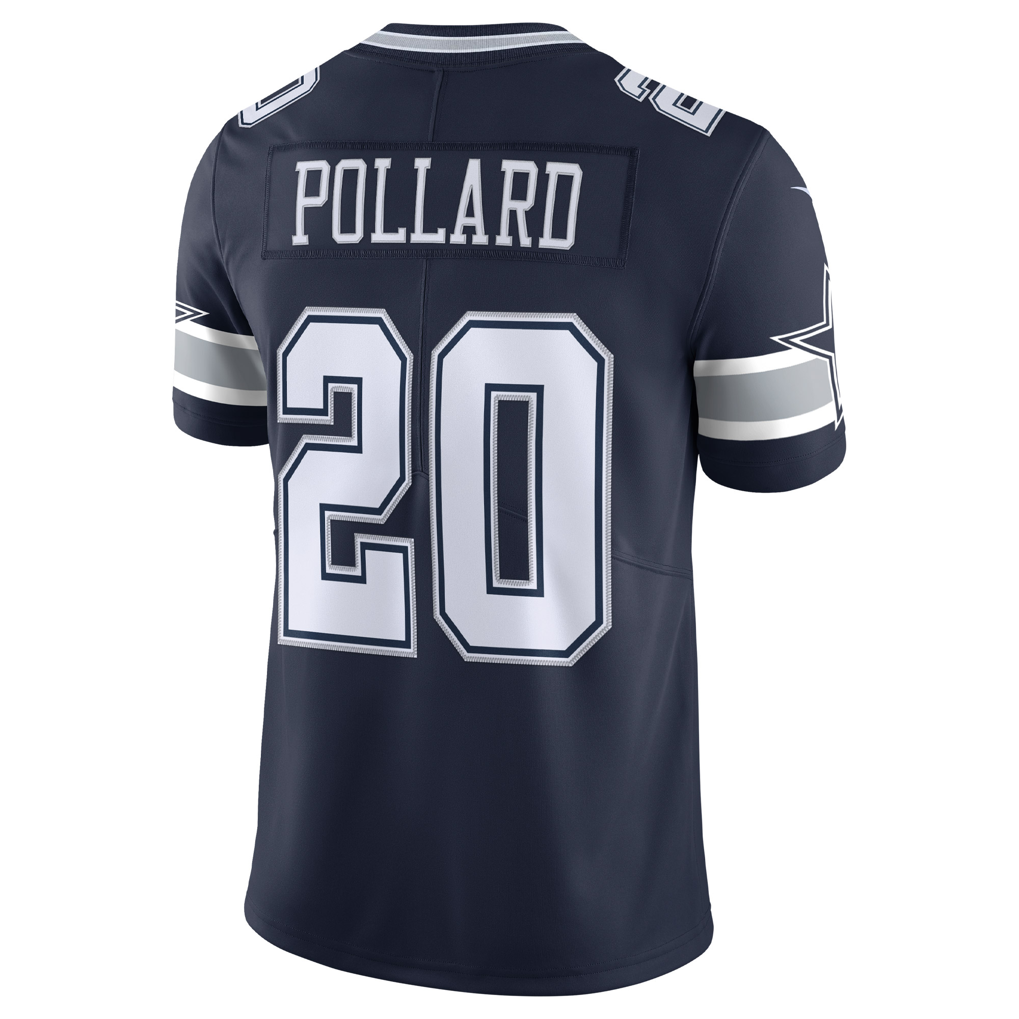 Men's Dallas Cowboys Tony Pollard Navy 2020 Vapor Limited Jersey