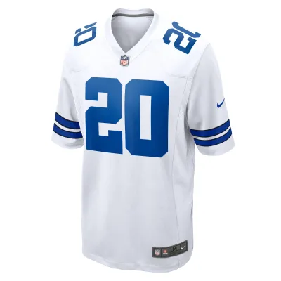 Men's Dallas Cowboys Tony Pollard White Game Player Jersey 02