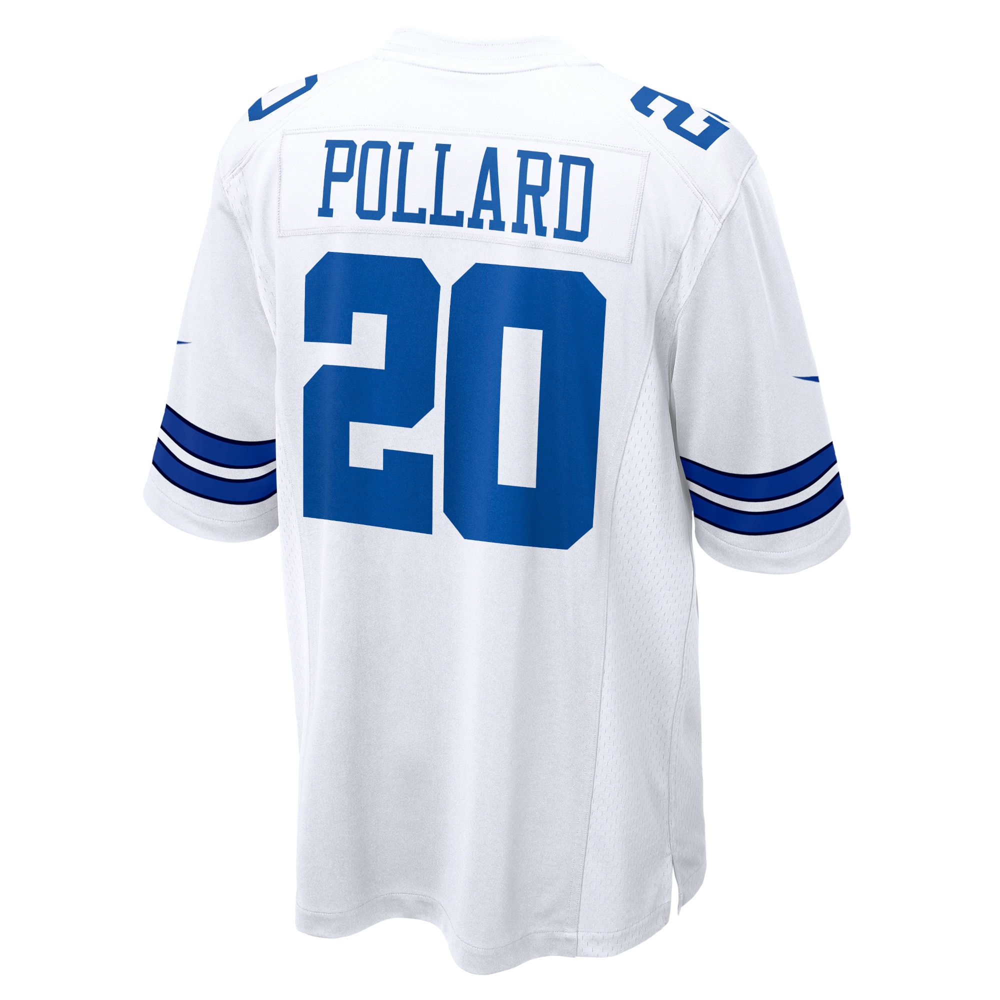 Men's Dallas Cowboys Tony Pollard White Game Player Jersey