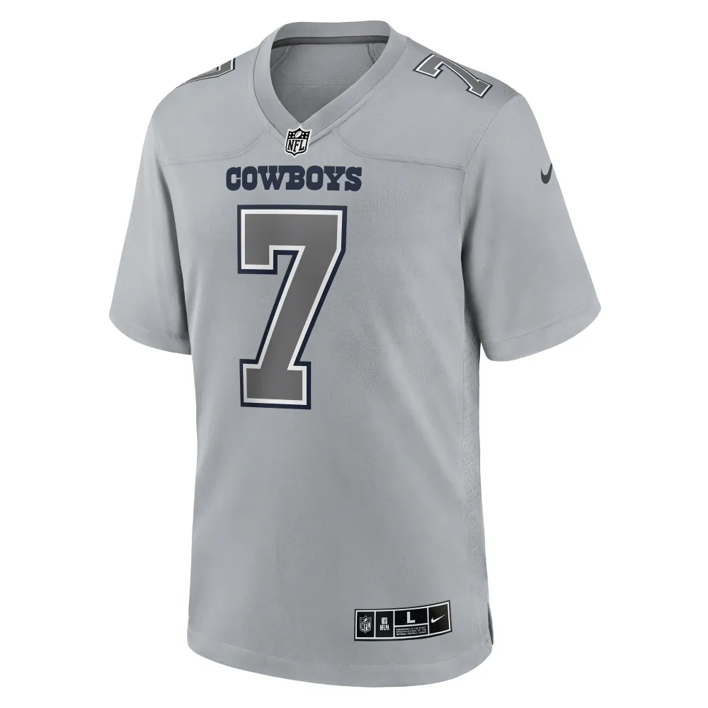 Men's Dallas Cowboys Trevon Diggs Gray Atmosphere Fashion Game Jersey