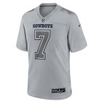 Men's Dallas Cowboys Trevon Diggs Gray Atmosphere Fashion Game Jersey