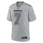 Men's Dallas Cowboys Trevon Diggs Gray Atmosphere Fashion Game Jersey