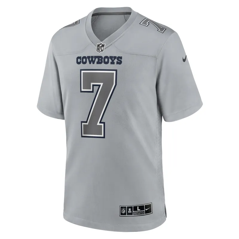 Men's Dallas Cowboys Trevon Diggs Gray Atmosphere Fashion Game Jersey