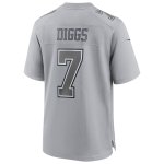 Men's Dallas Cowboys Trevon Diggs Gray Atmosphere Fashion Game Jersey