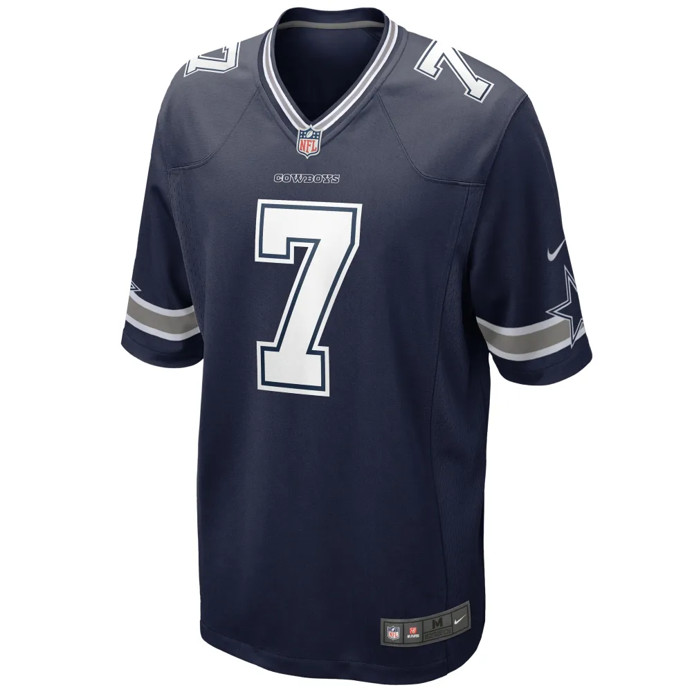 Men's Dallas Cowboys Trevon Diggs Navy Game Jersey
