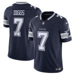Men's Dallas Cowboys Trevon Diggs Navy Vapor F.U.S.E. Limited Jersey