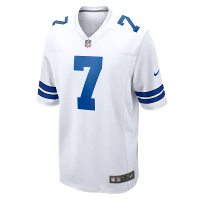Men's Dallas Cowboys Trevon Diggs White Game Jersey 02