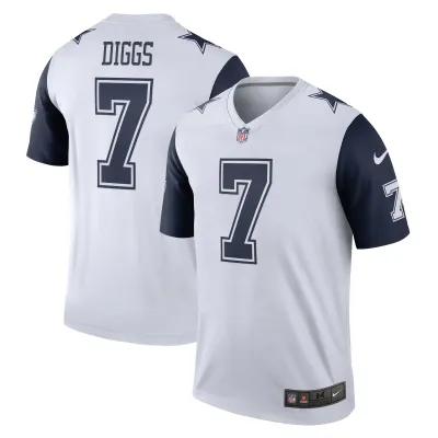 Men's Dallas Cowboys Trevon Diggs White Legend Player Jersey 01