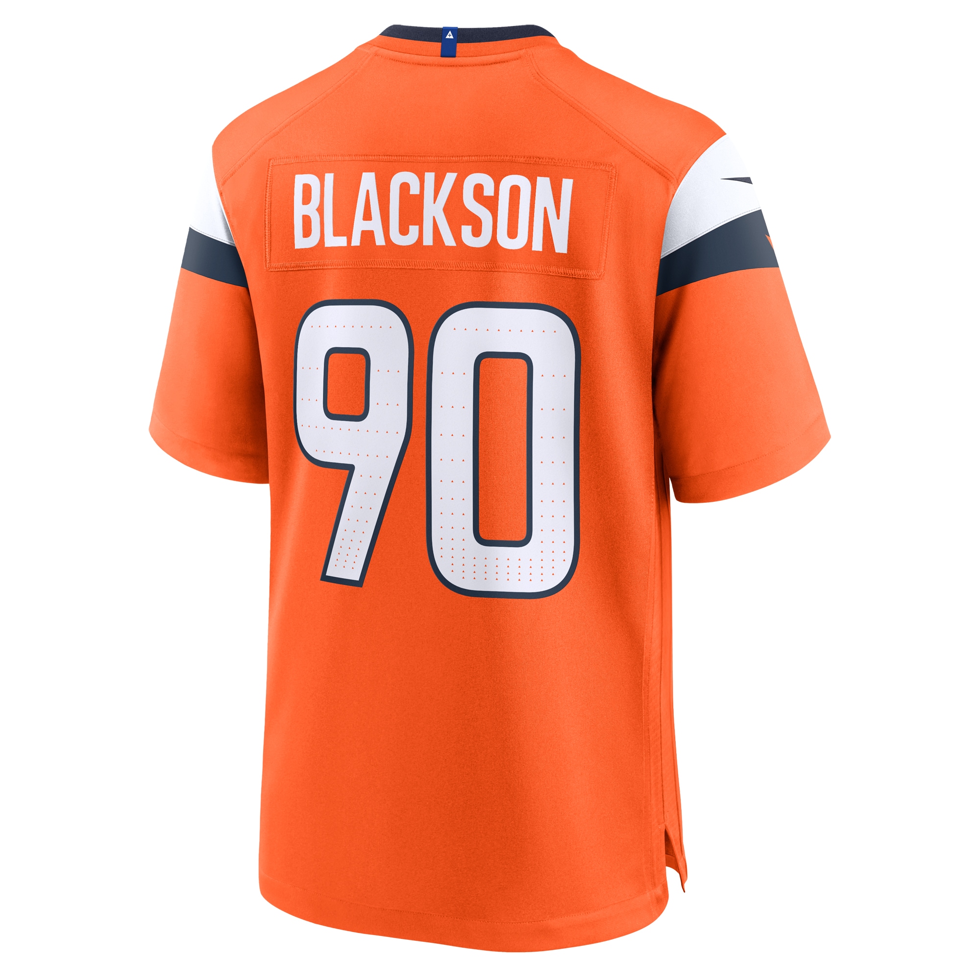 Men's Denver Broncos Angelo Blackson Orange Game Jersey