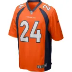 Men's Denver Broncos Champ Bailey Orange Game Retired Player Jersey