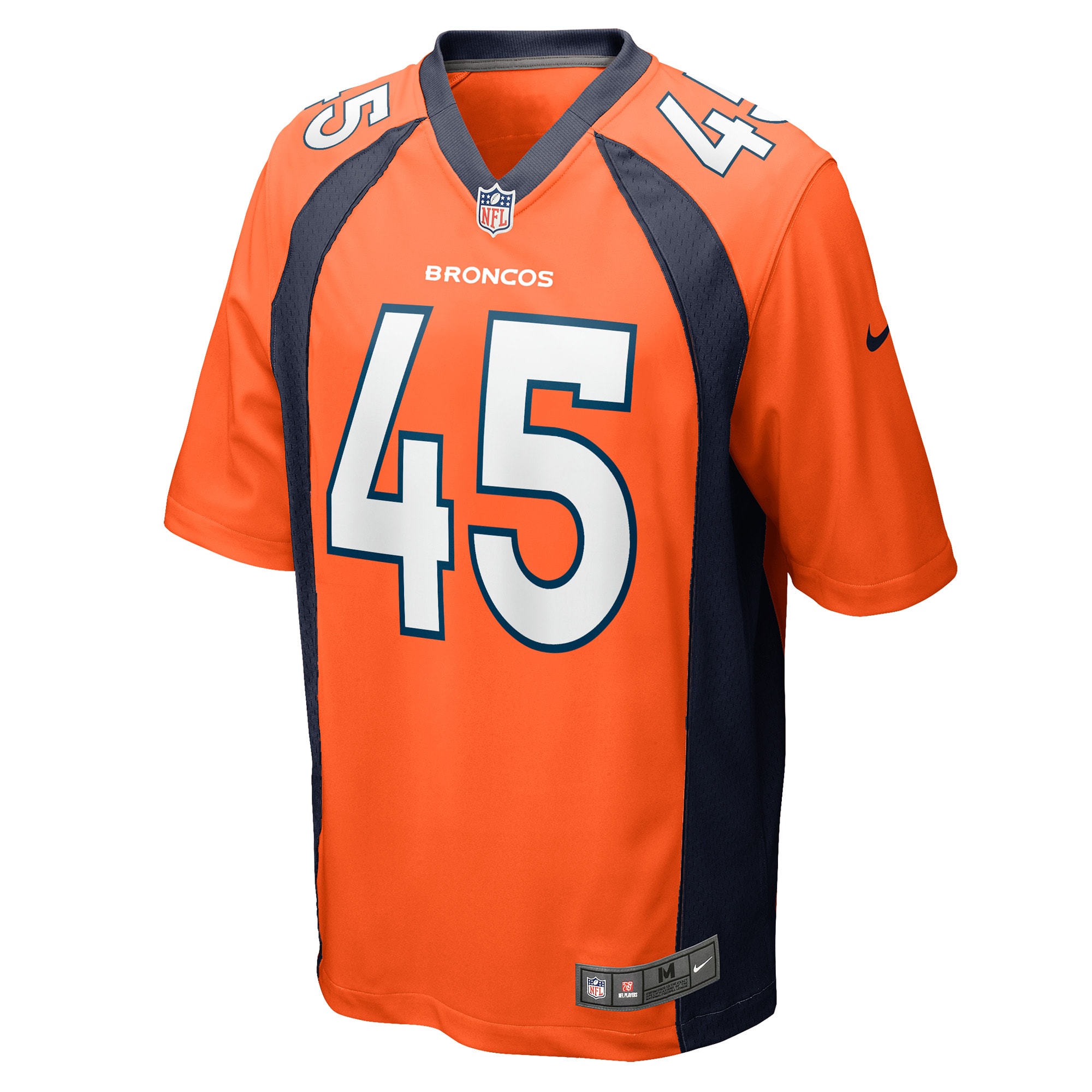 Men's Denver Broncos Christopher Allen Orange Game Player Jersey
