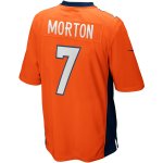 Men's Denver Broncos Craig Morton Orange Game Retired Player Jersey