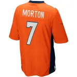 Men's Denver Broncos Craig Morton Orange Game Retired Player Jersey