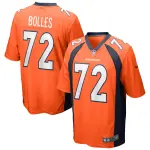 Men's Denver Broncos Garett Bolles Orange Game Jersey