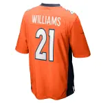 Men's Denver Broncos K'Waun Williams Orange Game Jersey