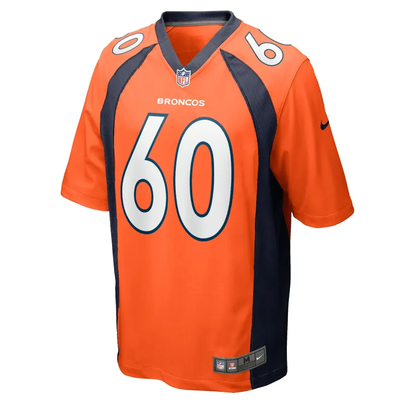 Men's Denver Broncos Luke Wattenberg Orange Game Player Jersey
