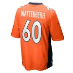 Men's Denver Broncos Luke Wattenberg Orange Game Player Jersey