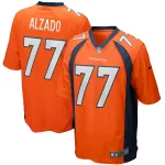 Men's Denver Broncos Lyle Alzado Orange Game Retired Player Jersey