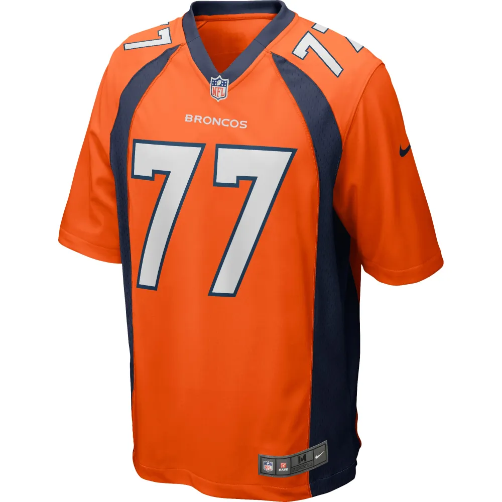 Men's Denver Broncos Lyle Alzado Orange Game Retired Player Jersey
