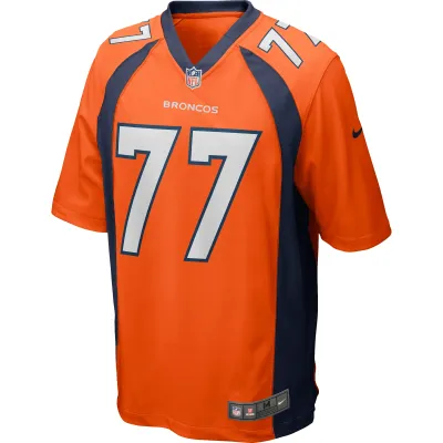 Men's Denver Broncos Lyle Alzado Orange Game Retired Player Jersey 02
