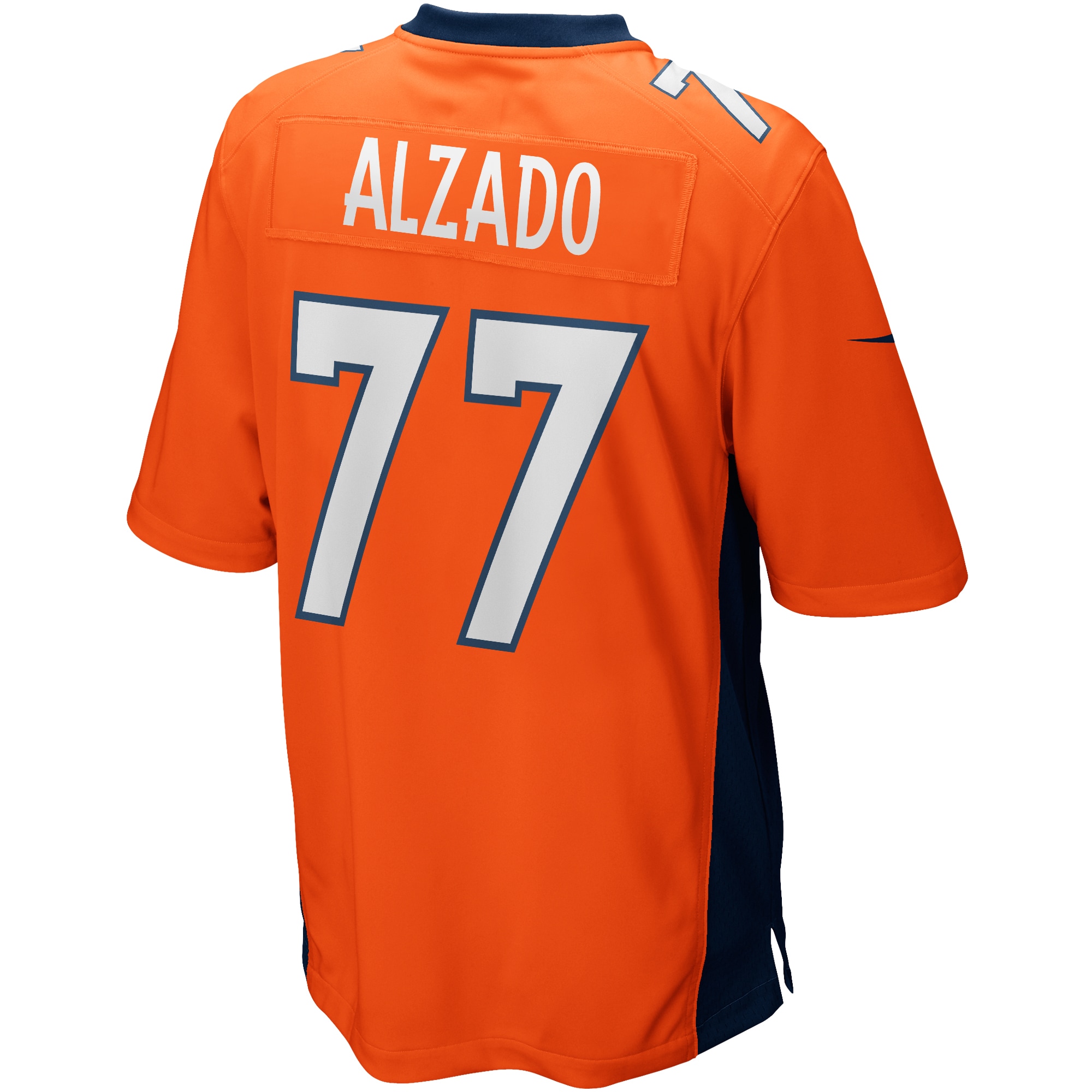 Men's Denver Broncos Lyle Alzado Orange Game Retired Player Jersey