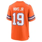 Men's Denver Broncos Marvin Mims Jr Orange Mile High Collection 1977 Throwback Player Game Jersey