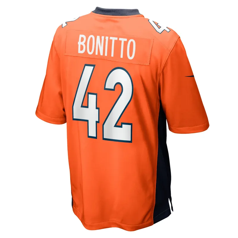 Men's Denver Broncos Nik Bonitto Orange Game Player Jersey