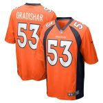 Men's Denver Broncos Randy Gradishar Orange Retired Player Game Jersey